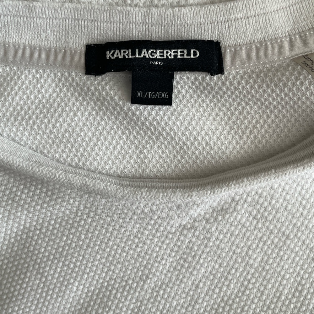 Karl Lagerfeld White Short Sleeve Tee - Picture 13 of 14